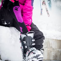 Slēpošanas zeķes, melnas-fuksijas - Image 3