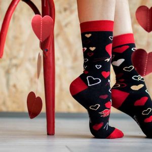 Alternative view of Amore kokvilnas zeķes - melnas