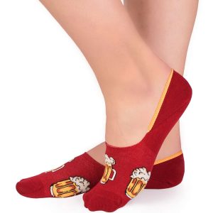 Alternative view of Neredzamas kokvilnas zeķes ar alus kausiņiem