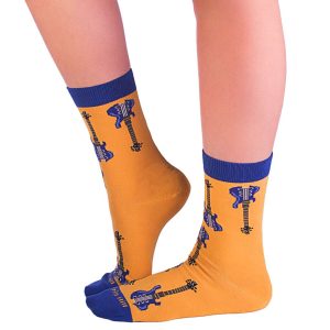 Alternative view of Kokvilnas zeķes ar roka ģitāras attēlu