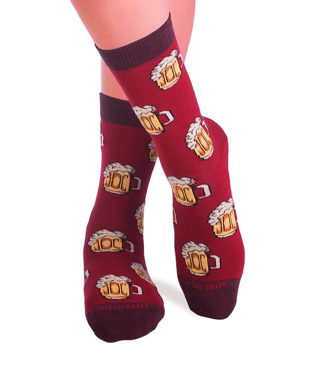 Kokvilnas zeķes "Vairāk alus" - Image 2