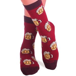 Kokvilnas zeķes "Vairāk alus"