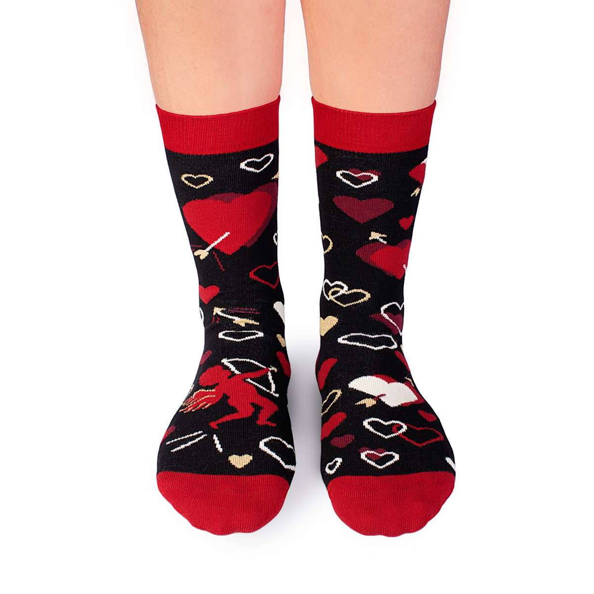 Amore kokvilnas zeķes - melnas