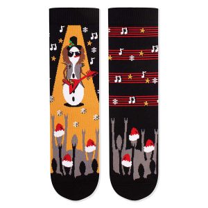 Arty Socks zeķes ar sniegavīra šūpolēm - melnas