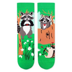 Mākslinieciskās zeķes Iemīlējušies jenoti - Zaļas