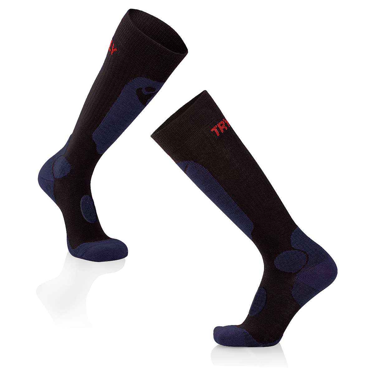 Slēpošanas zeķes - melnas-džinsa