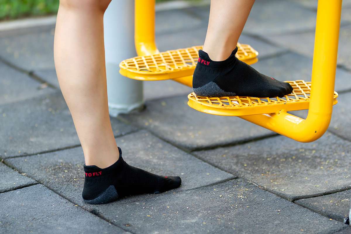 Īpaši plānas skriešanas zeķes ar Tactel pārklājumu – melnas - Image 2