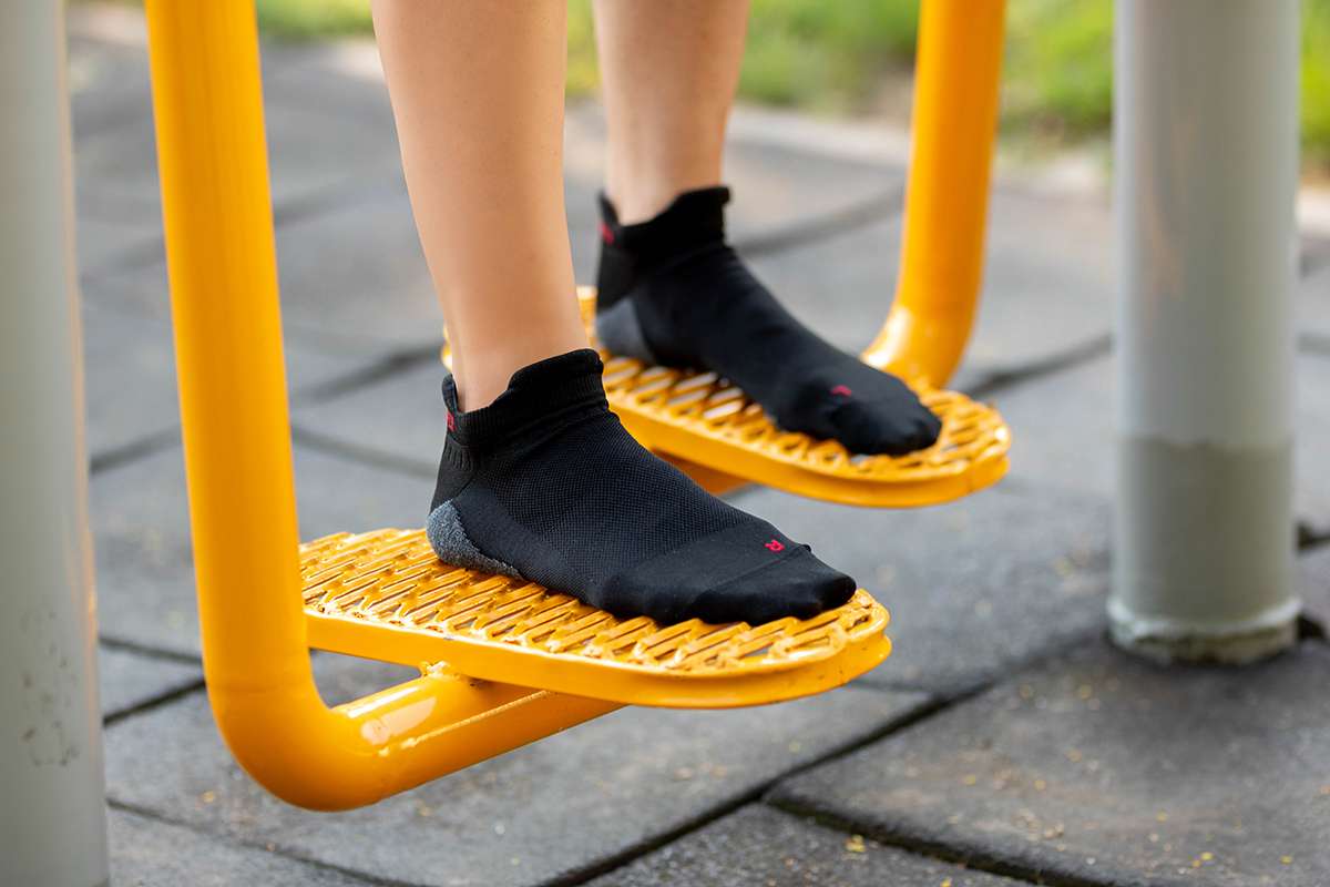 Īpaši plānas skriešanas zeķes ar Tactel pārklājumu - melnas - Image 3